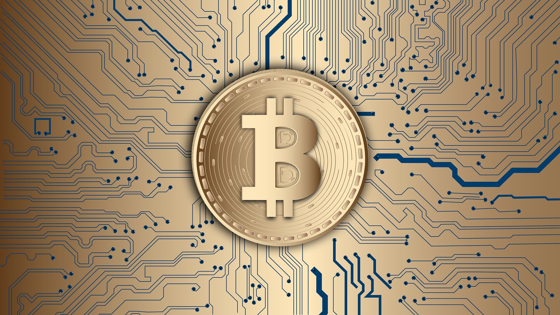 bitcoin logo guld